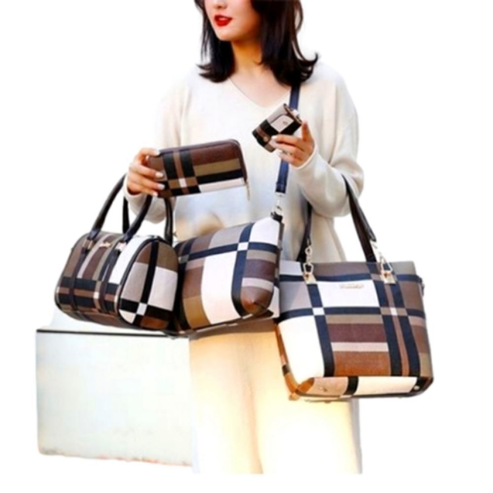 LADIES 6pc messenger purse bags